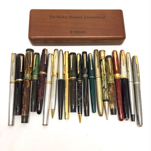 パーカー 万年筆 ペン先 18K シルバー シャープペンシル